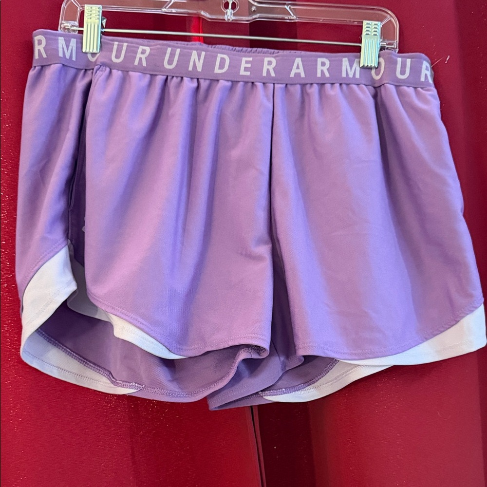 Under Armour Women's Lavender Athletic Shorts